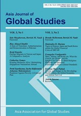 Asia Journal of Global Studies -  - 9781599428260