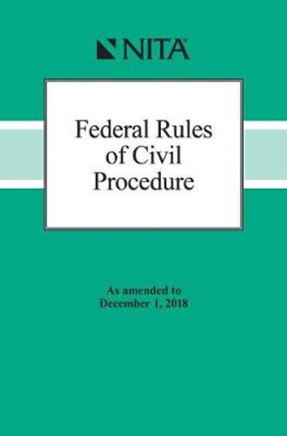 Federal Rules of Civil Procedure, niet bekend - Overig - 9781601568298