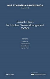 Scientific Basis for Nuclear Waste Management XXXVII: Volume 1665