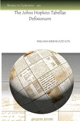 The Johns Hopkins Tabellae Defixionum - William Sherwood Fox - 9781607246527