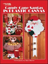 Candy Cane Santas in Plastic Canvas - Dick Martin - 9781609005436