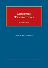 Consumer Transactions - Michael M. Greenfield - 9781609302771