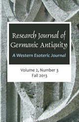 Research Journal of Germanic Antiquity - Jeffrey D Lavoie - 9781612337364