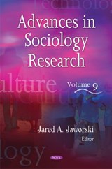 Advances in Sociology Research - JAWORSKI,  Jared A - 9781617618857
