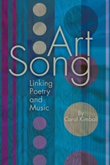 Art Song - Carol Kimball - 9781617740800