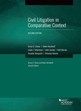 Civil Litigation in Comparative Context - Oscar G. Chase ; Helen Hershkoff ; Linda Silberman ; John Sorabji ; Rolf Sturner ; Yasuhei Taniguchi ; Vincenzo Varano - 9781628102147