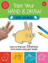 Trace Your Hand & Draw: Farm Animals