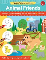 Watch Me Read and Draw: Animal Friends - Samantha Chagollan - 9781633226593