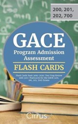 GACE Program Admission Assessment Flash Cards Book 2019-2020 - Cirrus Teacher Certification Exam Team - 9781635304022