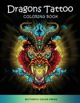 Dragons Tattoo Coloring Book - Butterfly Color Press - 9781636382340
