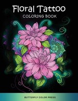 Floral Tattoo Coloring Book - Butterfly Color Press - 9781636382623