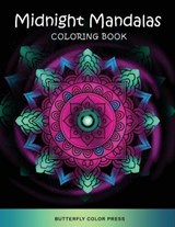 Midnight Mandalas Coloring Book - Butterfly Color Press - 9781636382630