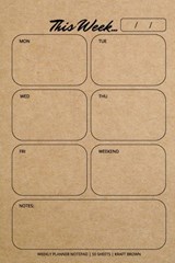 Weekly Planner Notepad - Llama Bird Press - 9781636570549
