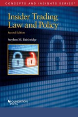 Insider Trading Law and Policy - Stephen M. Bainbridge - 9781636599465