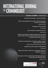 International Journal on Criminology - Alain Bauer - 9781637239131