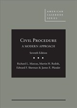 Civil Procedure - Richard L. Marcus ; Martin H. Redish ; Edward F. Sherman ; James E. Pfander - 9781640205109