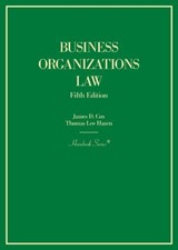 Business Organizations Law - James D. Cox ; Thomas Lee Hazen - 9781642424010