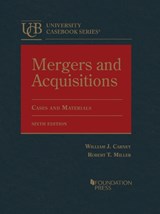 Mergers and Acquisitions - CARNEY,  William J. ; Miller, Robert T. - 9781647085957