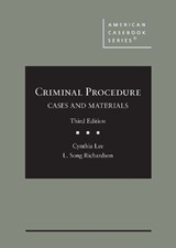 Criminal Procedure - Cynthia Lee ; L. Song Richardson - 9781647086183