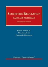 Securities Regulation - John C. Coffee Jr. ; Hillary A. Sale ; Charles K. Whitehead - 9781647087753