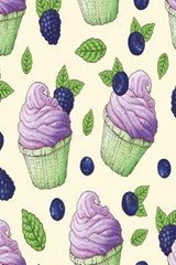 Violet Cupcake - Doras Delicious Notebooks - 9781650290027