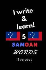 Notebook: I write and learn! 5 Samoan words everyday, 6" x 9". 130 pages - DAHNI,  Abdelhamid - 9781656764188