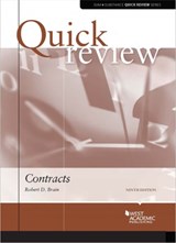 Quick Review of Contracts - Robert D. Brain - 9781683286769