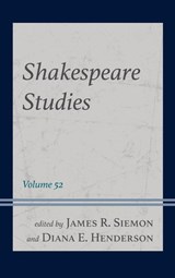 Shakespeare Studies - James R. Siemon ; Diana E. Henderson - 9781683934264