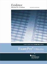 Exam Pro on Evidence (Objective) - Michael H. Graham - 9781684676965