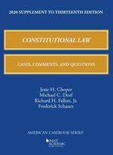 Constitutional Law - Jesse H. Choper ; Michael C. Dorf ; Richard H. Fallon Jr. ; Frederick Schauer - 9781684679867