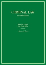 Criminal Law - Wayne R. LaFave ; Jens David Ohlin - 9781685612337