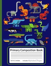 Primary Composition Book: with Handwriting and Drawing Space