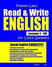 Preston Lee's Read & Write English Lesson 1 - 40 For Czech Speakers