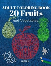 ADULT COLORING BOOK 20 Fruits
