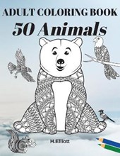 ADULT COLORING BOOK 50 Animals