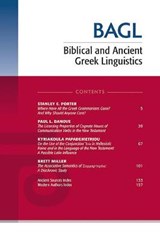 Biblical and Ancient Greek Linguistics, Volume 9 - O'DONNELL,  Matthew Brook ; Porter, Stanley E - 9781725297074