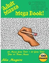 Adult Maze Book: Mega Adult Mazes Puzzle Book