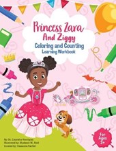 Princess Zara and Ziggy Coloring and Counting Learning Workbook