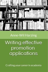 Writing effective promotion applications - Anne-Wil Harzing - 9781739453800