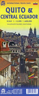 City Map Quito 1 : 12 400 / Map Central Ecuador 1 : 600 000 -  - 9781771296410