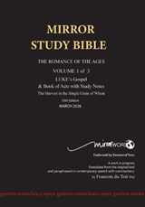 Paperback October 2024 UPDATE Volume 1 LUKE's Gospel & Acts 1-18 with Commentary 12th Edition MIRROR STUDY BIBLE - Francois Du Toit - 9781776410453