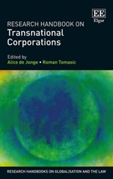 Research Handbook on Transnational Corporations - Alice de Jonge ; Roman Tomasic - 9781783476909