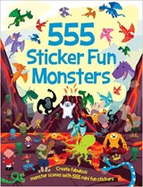 555 Sticker Fun Monsters - GRAHAM,  Oakley - 9781784453404