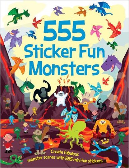 555 Sticker Fun Monsters, GRAHAM,  Oakley - Paperback - 9781784453404