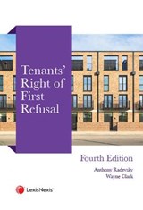 Tenants' Right of First Refusal - RADEVSKY,  Anthony (Barrister, Falcon Chambers) ; Clark, Wayne (Barrister, Falcon Chambers) - 9781784734763
