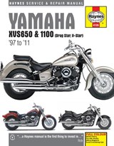 Yamaha XVS650 & 1100 Drag Star/V-Star (97 - 11) Haynes Repair Manual - Phil Mather - 9781785212697