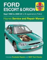 Ford Escort & Orion Petrol (Sept 90 - 00) - Haynes Publishing - 9781785214332