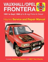 Vauxhall/Opel Frontera Petrol & Diesel (91 - Sept 98) - Haynes Publishing - 9781785214486