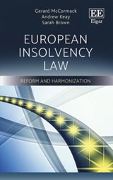 European Insolvency Law - Gerard McCormack ; Andrew Keay ; Sarah Brown - 9781786433305
