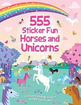 555 Sticker Fun - Horses and Unicorns Activity Book - Oakley Graham - 9781787008496